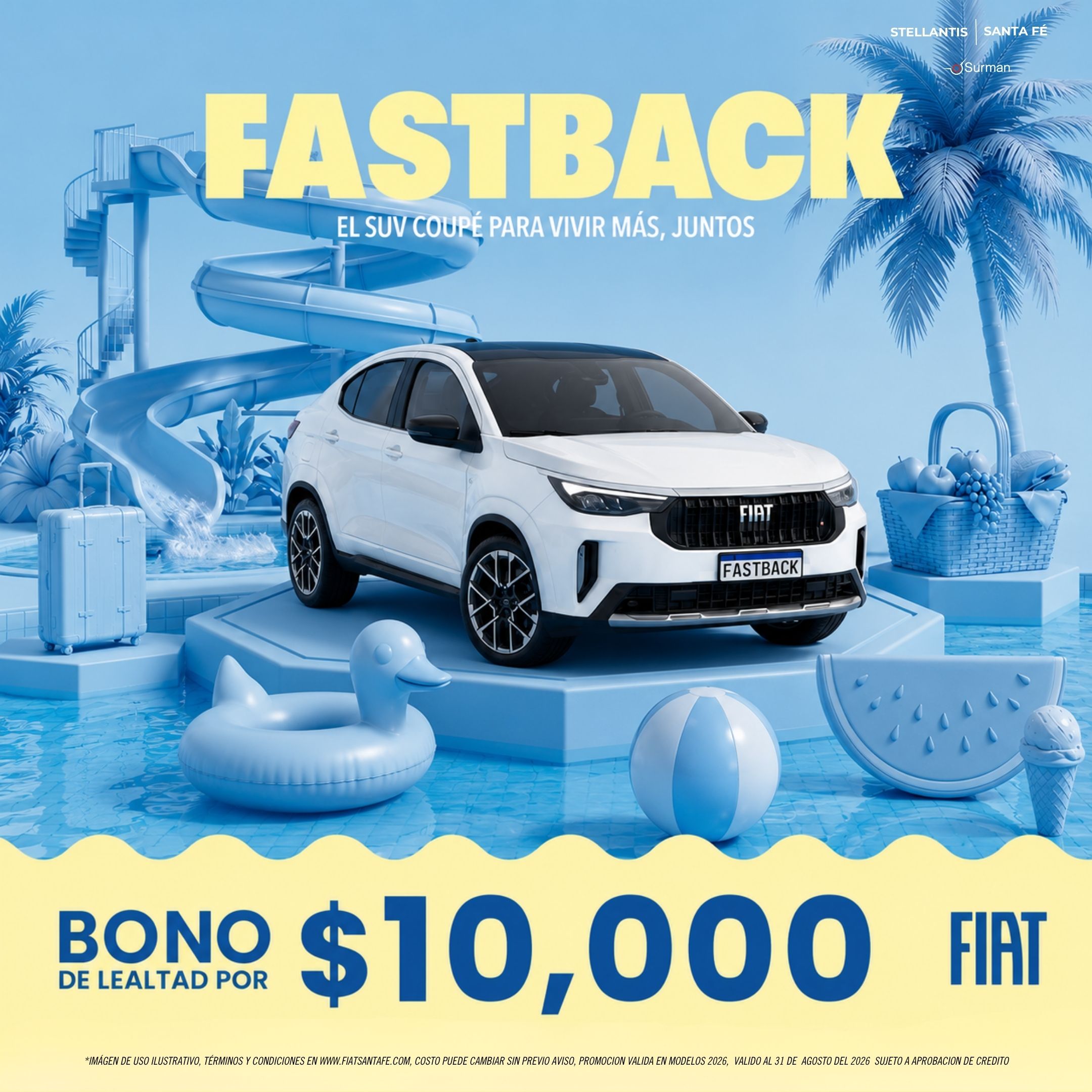 Fiat Fastback con bono de lealtad de $10,000
